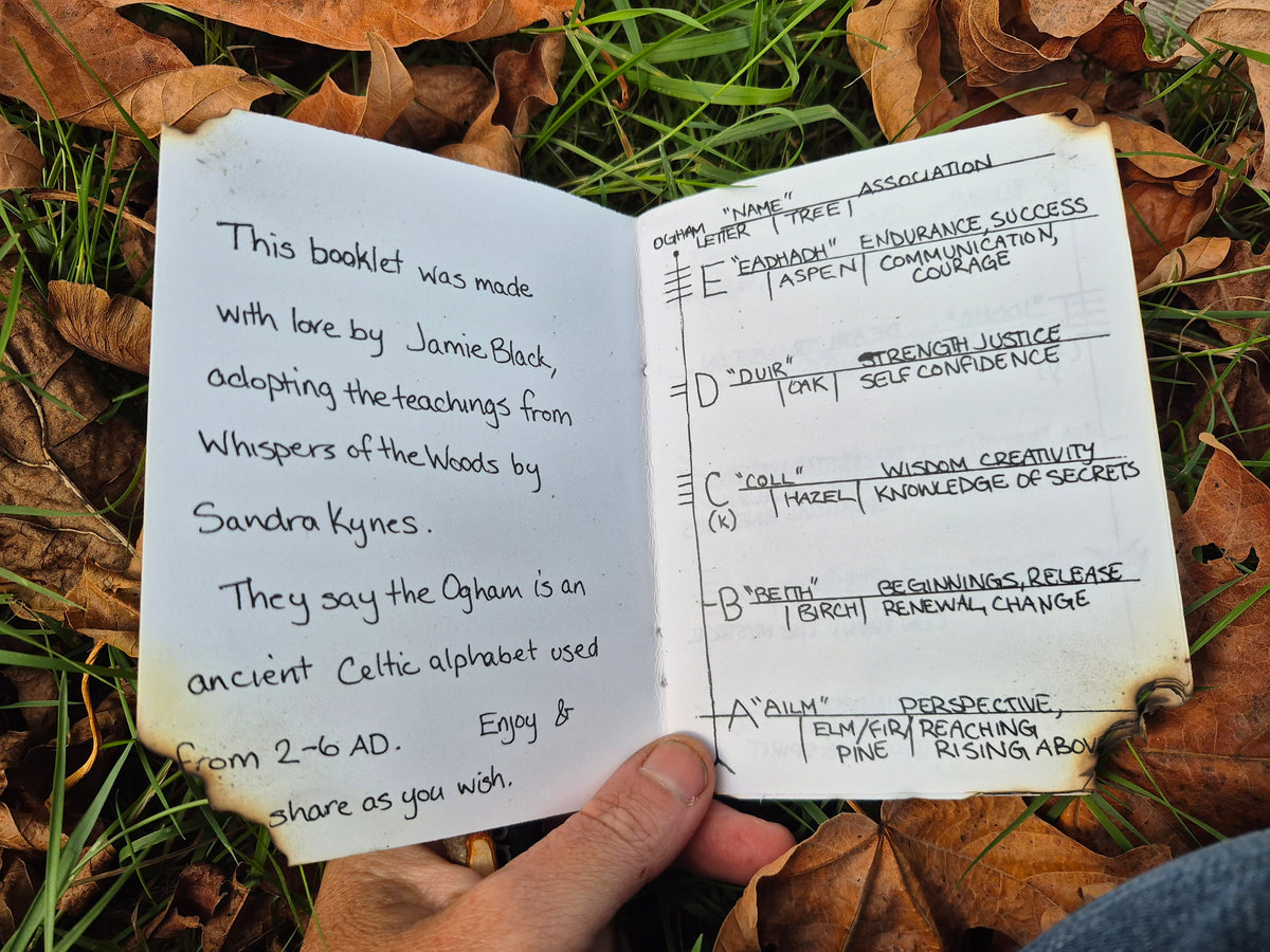 Ogham + Tree Wish + Moons + Calendar = Earth Guide Care Package